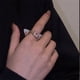 thumbnail image 3 of Anillos para mujer, regalos para mujer, anillo Mahjong rojo versátil, dedo autónomo, telescópico, ancho., 3 of 5