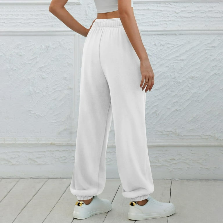 jtjvou Joggers for Women Lightweight Inside Waist Drawstring Baggy