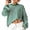 Green White Striped, variant on WIHOLL Long Sleeve Shirts for Women Plus Size Crewneck Sweatshirts Fashion Striped Pullovers Casual Loose Fit Fall Spring Tunic Tops