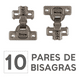 thumbnail image 3 of Kit Bisagra Bloosom  Bidimensional Brazo Corto 35 Mm 10 Pares Niquel, 3 of 4