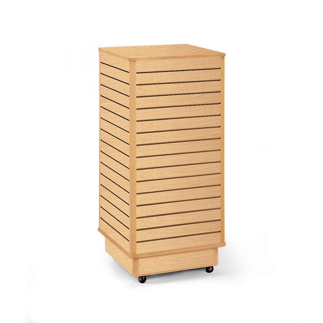 SSWBasics Tour à Lattes - Érable - Roulant (Roues Incluses) - 24"L x 24"W x 54"H