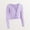Purple, variant on Liyamei Autumn Winter Toddler Girls Long Sleeve Warm Solid Color Blouse Ballet Wrap Tops Velvet Dance Sweater Girls Crop Tops Size 8-10 Years