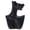 Black, variant on Yammee Jewelry Display Rack Practical Mannequin Earrings/Necklaces Presentation Stand