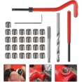 thumbnail image 1 of 30-teiliges Gewinde-reparatur-set M6 Edelstahl-spiralbohrer, Inbusschlssel, Einsatz, Gewindebohrer, Profi Fr Die Tgliche Wartung Von Kfz-bohrmaschinen, 1 of 5