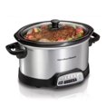 thumbnail image 4 of 4 Qt Programmable Crock Pot, Stoneware, Automatic Keep Warm, Dishwasher-Safe Parts, 4 of 8