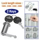 thumbnail image 4 of Cam Lock 2 Keys Cabinet Lock Cold Rolled Steel For Door Barrel Drawer Durable, 4 of 7