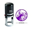 thumbnail image 1 of Auto Encrage Ronde Enfants Professeur Timbre Oiseau Conception Personnalisée Shiny 20mm Caoutchouc Mini Timbre, 1 of 1