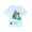 Light Blue Bricks, variant on Little Boys' Short Sleeve T-Shirt Navy Space Speed