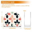 thumbnail image 4 of Yayeee Napkin Holder for Table Set of 2 Kitchen Paper Tissue Organization, Black Retro Flower, 4 of 8