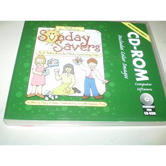 Pre-Owned Sunday Savers A-Z Activities to Make Learning Fun - Ages 8-11 New Testament Paperback