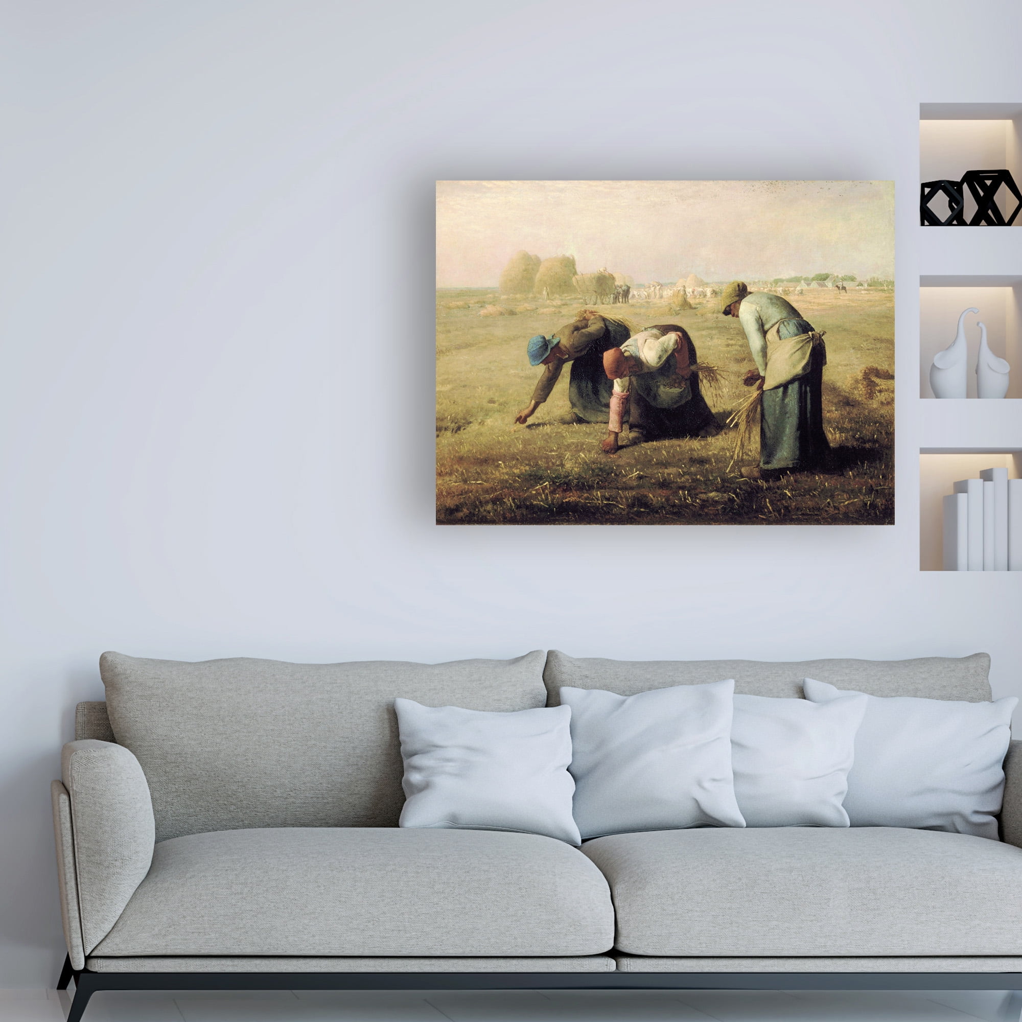 Trademark Fine Art 'Gleaners' Canvas Art by Jean-Francois Millet