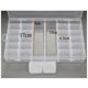 thumbnail image 3 of Caja de joyería transparente, contenedor de plástico para guardar cuentas y manualidades, organizador de 36 compartimentos para aretes, collares, anillos y pequeños accesorios., 3 of 8