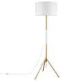 thumbnail image 5 of Floor Lamp Light, White Natural, Wood, Modern Contemporary, Mid Century Living Kitchen Cafe Bistro Restaurant Hospitality, 5 of 10