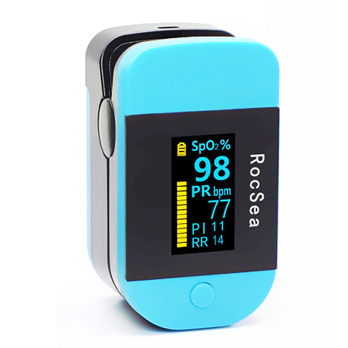 Aunavey Fingertip Pulse Oximeter with Plethysmograph and