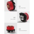 thumbnail image 2 of Adaptador De Estufa Adaptador De Estufa Camping Camping al aire libre Senderismo Estufas Adaptador Convertidor de horno de gas dividido (Rojo), 2 of 4