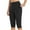 Black, variant on Odeerbi Yoga Capris Pants for Women Knee Length Leggings High Waisted Yoga Workout Exercise Capris 2025 Casual With Pockets Brown