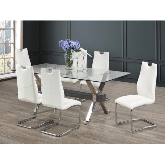 Jerome Dining Set, 7-Piece, White