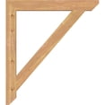 thumbnail image 3 of Ekena Millwork 3 1/2"W x 32"D x 36"H Traditional Slat Smooth Bracket, Western Red Cedar, 3 of 4