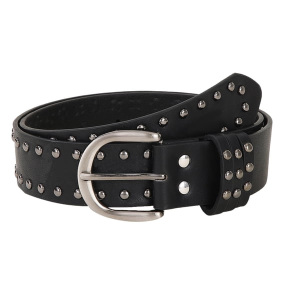 Yokua Punk Buckles Waist Belts Flaring Dress Belt Exhaust Eyelet Belt Personality