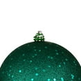 thumbnail image 2 of Vickerman 4" Dark Teal Sequin Ball Ornament, 6 per Bag, 2 of 3