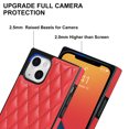 thumbnail image 5 of SaniMore for iPhone 14 Magnetic Fragrant Case Support Wireless Charging, Premium PU Leather Cover Built-in Detachable Lanyard 360° All-Inclusive Shockproof Protective Shell, Red, 5 of 8