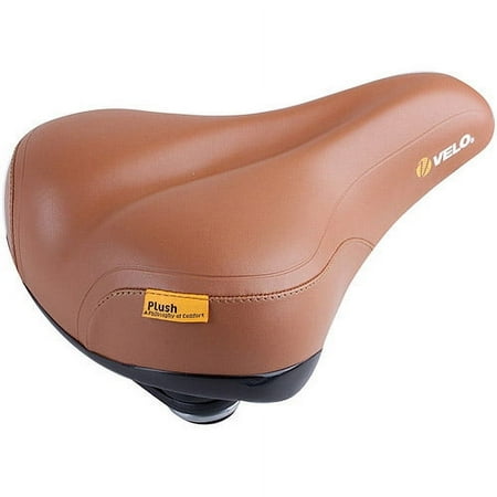 Velo Plush Leatherette Elastomer Saddle