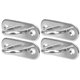 thumbnail image 5 of M8 2 agujeros placa de ojo fijo gancho de acero inoxidable tornillos en forma de U colgador de montaje en pared YUNYI BRAND  Deportes, 5 of 8