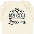 thumbnail image 4 of Inktastic My Gigi Loves Me Boys or Girls Long Sleeve Baby Bodysuit, 4 of 5