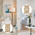 thumbnail image 4 of Yayeee Blank Wall Plate Cover 1-Gang 4.5"x2.7" Home Unused Decorative Outlet, Beige Sunflower Pattern, 4 of 7