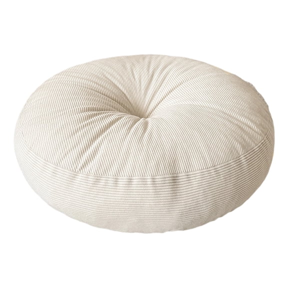 Dvumao Home Decor, Corduroy Solid Color Floor Cushion Soft Round Pouf CushionComfortable NonSlip Seat Pad For Living Room Bedroom YogaMeditationKids Room