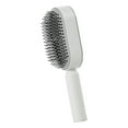 thumbnail image 3 of Professional Self Cleaning Comb Shaping Styling Tools Girls Portable Detangling White, 3 of 10