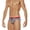 c03Black, variant on Mens Quick Dry Swim Briefs Low Waist Drawstring Padded Bikini Swimwear Triangle Swimsuit Bikini Bottoms Red XL