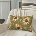 thumbnail image 2 of LNWH Rectangle Pillow Cover, Flower Art Sunflower Texture Cushion Covers Pillowcase for Couch Bedroom Sofa, 16"x24", 2 of 7