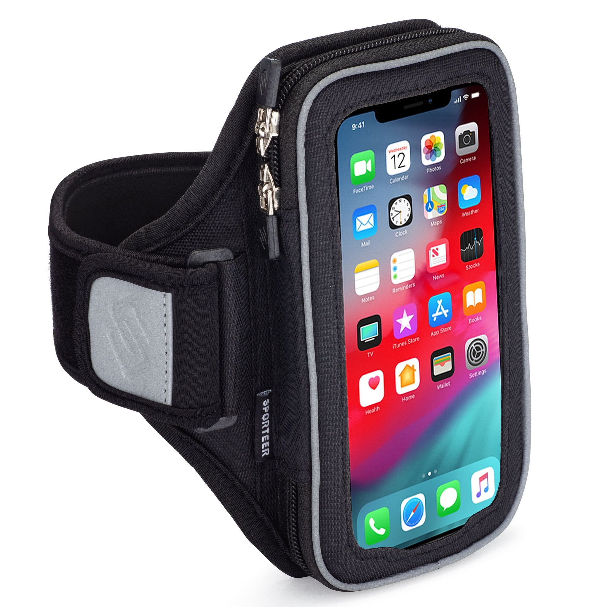ItBelongs2U for Cell Phone Sport Armband Running Gym Arm Band Pouch Holder Bag Case Pink