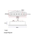 thumbnail image 4 of Pastilla Humbucker Yuyangstore para Guitarra Eléctrica Beige, 4 of 6