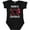 AB-Black, variant on Inktastic Valentine's Day Papa's Lovebug Boys or Girls Baby Bodysuit