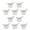White, variant on JUUNthy 10 Pack Eye Wash Cups, Soft Silicone Eye Flushing Cup with Round Rim for Eye Makeup Remover and Daily Cleaning