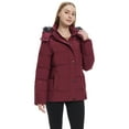 Wantdo Women's Windproof Jackets Waterproof Winter Coat Warm