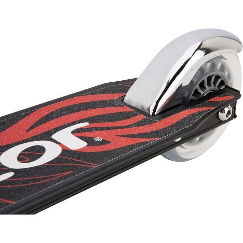 Razor A Kick Scooter for Kids, Lightweight, Foldable, Aluminum Frame, and Adjustable Handlebars, Black Color