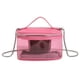 thumbnail image 1 of Bolsa de mensajero para mujer, cadena de PVC transparente, bolsos de gelatina, bolsa de cosméticos (rosa) Likrtyny Para Estrenar, 1 of 9