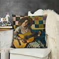 thumbnail image 2 of YINGXI Johannes Vermeer Throw Outdoor Square Decorative Cushion Covers 20x20in, 2 of 5