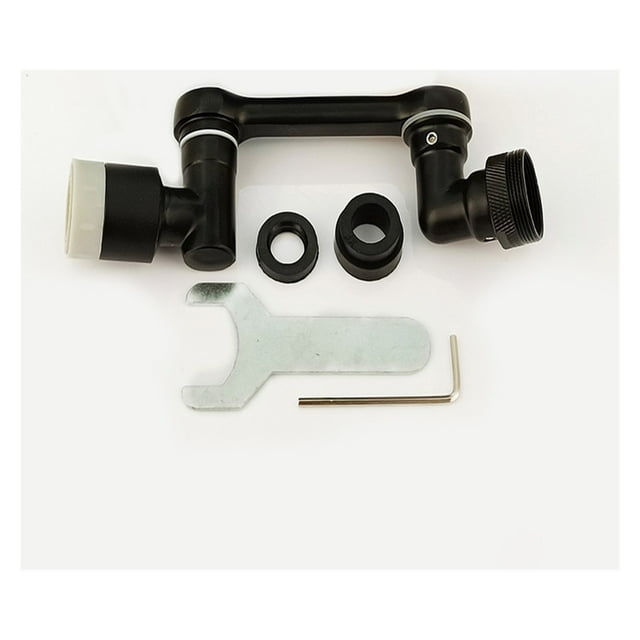 1080°Rotating Splash Filter Faucet 2 Way Valve For Faucet Brass Nozzle Robotic Arm Swivel Faucet Aerator Extender For Bathroom ,Easy to Install