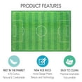 thumbnail image 5 of Sussex Home Low Pile Kids Rug for Playroom - Ultra-Thin Non-Slip Kids Soccer Ball Area Rug - Washable Cotton Educational Rug for Kids Room - 59 x 39.5 Inches, 5 of 9