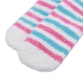 thumbnail image 5 of Littleforbig Cute Animal Coral Fleece Thigh High Long Striped Socks 2 Pairs (Brown-Color), 5 of 5