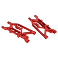thumbnail image 2 of 2024RC Brazo oscilante inferior trasero Brazo de suspensión inferior trasero de metal profesional para coche RC ARRMA 1/7 1/8 Rojo, 2 of 5