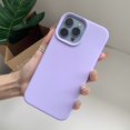 thumbnail image 1 of Funda de silicona líquida de lujo para iPhone, carcasa protectora de cámara para iPhone 14, 13 Pro Max, 11, 12 Pro Max, X, XR, 7, 8, 14 Plus, 1 of 4