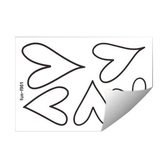 Cheapark Sketches Design Wall Decoration Stickers for Living Room, Study Room, and Home Interiors, Self-Adhesive Decals for Easy Application