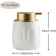 thumbnail image 2 of Unique Modern Soap Dispenser, Face-Shaped Ceramic Bottle with Rust Proof Gold Matte Pump, Decorative Lotion Dispenser, 2 of 5