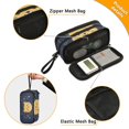 thumbnail image 3 of FORMRS Pencil Case with 3 Compartments Zipper Pouch, Elementary School Level and up, Orange Cat Planet, 3 of 8