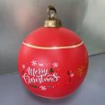 thumbnail image 1 of Bola inflable de Navidad de PVC de 60 cm, adornos de bola de soplado de Navidad grande para patio (O) Ndcxsfigh Libre de BPA, 1 of 6